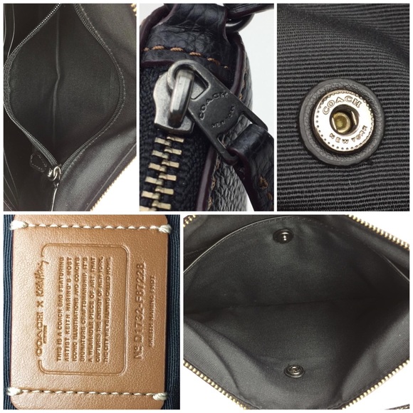 Coach x Keith Haring Leather LOVE Zip Wris… - Picture 4 of 7